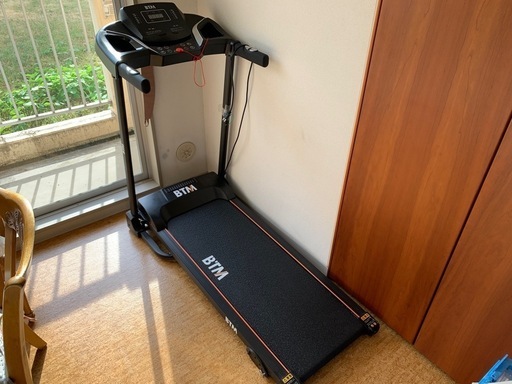 【引取り限定】BTM MAX12km/h 電動ルームランナー ランニングマシン ウォーキングマシン家庭用 
