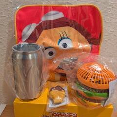 【新品未使用】マクドナルド　グッズセット　ビッグマックファン　ハンディーファン　タンブラー　４点セットの画像