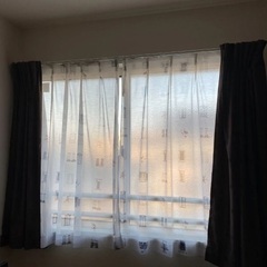 カーテン　ミッキー　ブラウン　遮光　ベルメゾンの画像