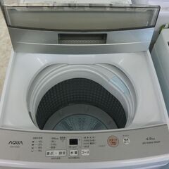 AQUA　全自動洗濯機　AQW-S4M　2022年製　4.5㎏の画像