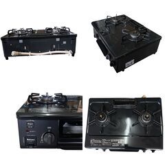Paloma/パロマ【 都市ガス用 ガステーブル 】IC-S37K-L 取説・グリル付き 2022年製 ガス台 ガスコンロの画像
