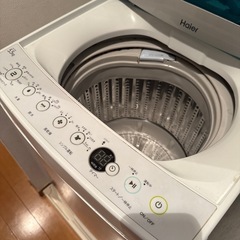 ハイアール洗濯機5.5キロ　　100円でお譲りします。の画像