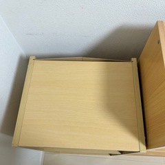 カラーボックス2つセットの画像