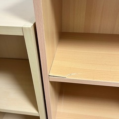 カラーボックス2つセットの画像
