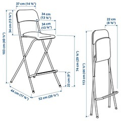 IKEA フランクリン　2脚セットの画像