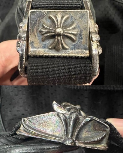 CHROME HEARTS CEMETERY CROSS LEATHER BACKPACK クロムハーツ　セメタリークロス　レザーバッ