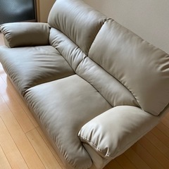 引き取り限定　8/10まで　ニトリ　ソファ　Nシールドビット ３KD ベージュの画像