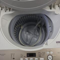 【配送無料】SHARP 全自動洗濯機 ES-GE6D-T　7613の画像