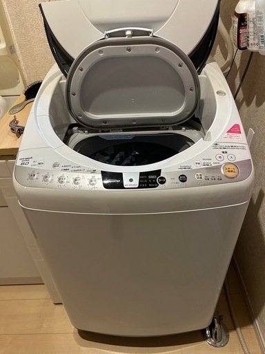 縦型洗濯乾燥機　panasonic NA-FW80K9 パナソニック Panasonic 縦型洗濯乾燥機 FWシリーズ 洗濯8.0kg