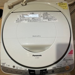 Panasonic 縦型洗濯乾燥機　NA-FR80H9 　8kgの画像