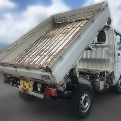 お買い得車‼️最強軽トラダンプ　ハイゼットトラック　ローダンプ　4WD ハイロー切り替え　パートタイム四駆　操作がしやすい油圧ポンプ式ダンプの画像