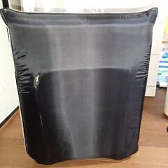 無料で、お譲りします😊座椅子　ライムグリーン　５段階調整機能付きの画像