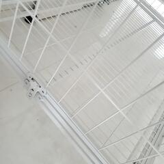 2段式 ペット ケージ ホワイトの画像