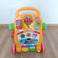 アンパンマンよくばりすくすくウォーカー　手押し車　知育玩具　型はめパズル　音なります♪✨️の画像