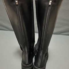 楽天1位 ロングブーツ 5cm ヒール 新作 脚長 ブーツ 効果 細見え サイドゴア 美脚 歩きやすい 防寒 の画像