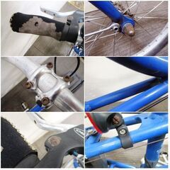 ルイガノ　ミニベロ　LGS-MV1　20インチ　サイズ410㎜　2012年　シマノ7SPEED　7段変速　LOUIS GARNEAU　シティバイク　直接引取歓迎の画像