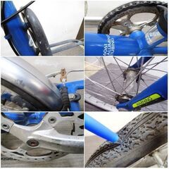ルイガノ　ミニベロ　LGS-MV1　20インチ　サイズ410㎜　2012年　シマノ7SPEED　7段変速　LOUIS GARNEAU　シティバイク　直接引取歓迎の画像