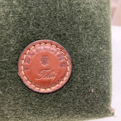 H2508-190 フェリージ FELIX LINE トートバッグ グリーン フェルト 中古の画像