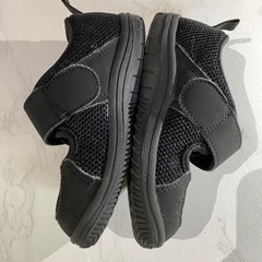 アシックス キッズ シューズ 黒の画像