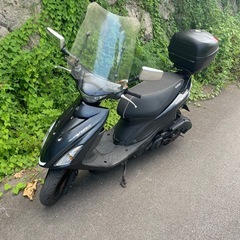 アドレス125s ブラックの画像