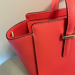 【美品】Kate Spade   ネオンピンクトートバッグの画像