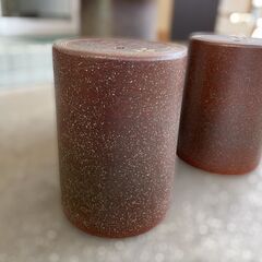 陶器ガーデンテーブルセットの画像