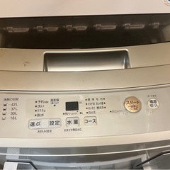 【引き取り先決定】全自動洗濯機🌿一人暮らしにぴったり（大田区） の画像