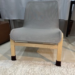 IKEA(イケア) NOLMYRA イージーチェア バーチ材突き板 グレーの画像
