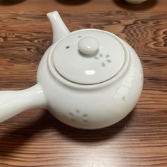 急須湯呑5客セット 花柄の画像