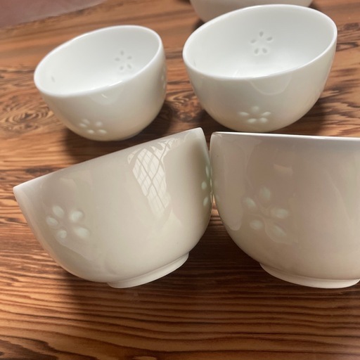 急須湯呑5客セット 花柄 (sugi) 高田の食器《茶器》の中古