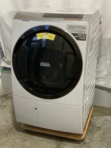 日立 ドラム式洗濯機 ビッグドラム 11kg/6kg BD-SX110CR  右開き 自動投入付き 日本製 風アイロン 温水ナイアガラ洗浄 温水ミスト 風アイロン ヒートリサイクル乾燥 インバーター 自動おそうじ 京都 大阪 滋賀