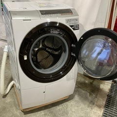  日立 ドラム式洗濯機 ビッグドラム 11kg/6kg BD-SX110CR  右開き 自動投入付き 日本製 風アイロン 温水ナイアガラ洗浄 温水ミスト 風アイロン ヒートリサイクル乾燥 インバーター 自動おそうじ 京都 大阪 滋賀の画像