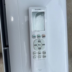  美品 シャープ SHARP ルームエアコン エアコン AC-22SFB FBシリーズ 室外機 AU-22SFBY 2024年製 リモコン付き おもに6畳 動作品の画像