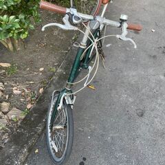 自転車　No.368　グリーン　20インチ　ミニベロ　6段切替　【リサイクルショップどりーむ天保山】の画像