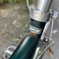 自転車　No.368　グリーン　20インチ　ミニベロ　6段切替　【リサイクルショップどりーむ天保山】の画像