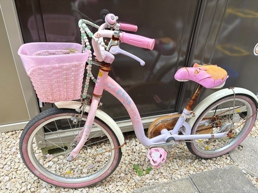 【京都府木津市　手渡し】自転車 ピンク 16インチ　女の子 京都府木津市 手渡し】自転車 ピンク 16インチ 女の子 - メルカリ