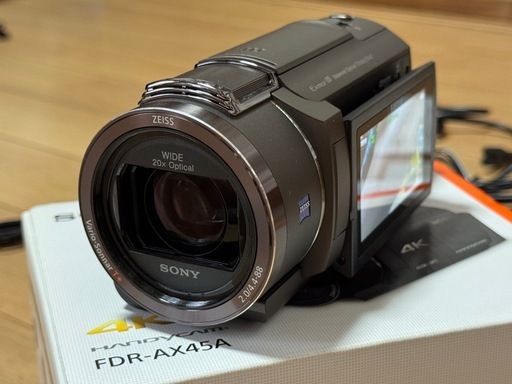 【極美品】最終値下げ SONY ハンディカム FDR-AX45 中古】(ソニー) SONY FDR-AX45 TI 4Kハンデイカム｜ナニワ