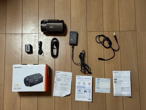 使用頻度少！美品！SONY ハンディカムFDR-AX45A 4K デジタル
