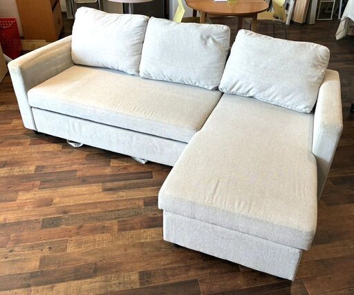 ★値下げ！売切り！★ニトリ カウチソファ－ベッド 布張り 【マジカルスケッチ】