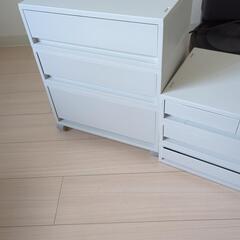 無印収納　キャスター付きの画像