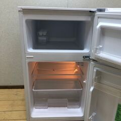 【美品】冷蔵庫 ヤマダ 2ドア 2022年YAMADA SELECT ヤマダ電機 ノンフロン2ドア冷蔵庫  容積87L 2022年製 小型 冷蔵庫 現状品 中古 YRZ-C09H1 【糸島市内 送料無料】250806-8の画像