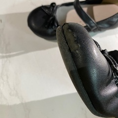 ファミリア*フォーマルシューズ 16cm ストラップシューズ 黒の画像