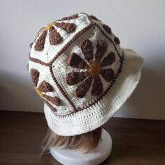 新品 グラニースクエア ハット 帽子 レトロの画像
