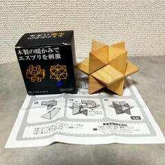 大人のための木製パズル プラスパズル 8個セット 天然木の画像