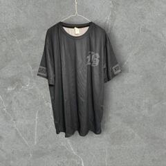 メンズ通気性ポリエステルメッシュカジュアルアスレチックTシャツXXLの画像