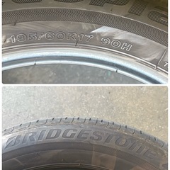 現行 60系プリウスのタイヤ  195/60R17 在庫1本
　　の画像