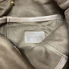 H2508-192 genten リュック ブラウン 中古の画像
