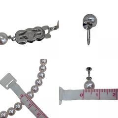 186000 現状品 MIKIMOTO ミキモト パールネックレス　イヤリング [241114HM020207]の画像