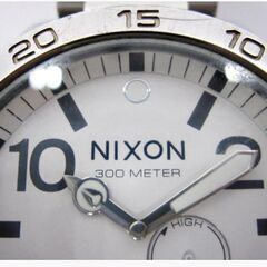 NIXON　腕時計　アナログ　THE51-30　シルバー　3針　メンズ　クォーツ　ウォッチ　文字盤ホワイト　SIMPLIFY　ビッグフェイス　ニクソンの画像