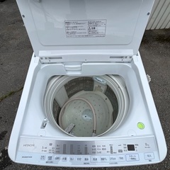 清掃済み！ 日立 洗濯機 BW-V80F 8kg 2020年製 綺麗です！の画像